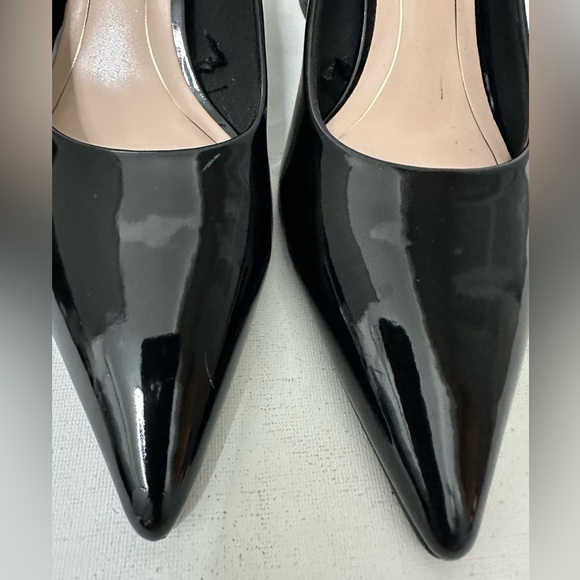 ZARA-ladies patent block heel shoes - Picture 6 of 6